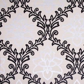 Black/White/ Beige Floral Chenille Black/White/ Beige Floral Chenille