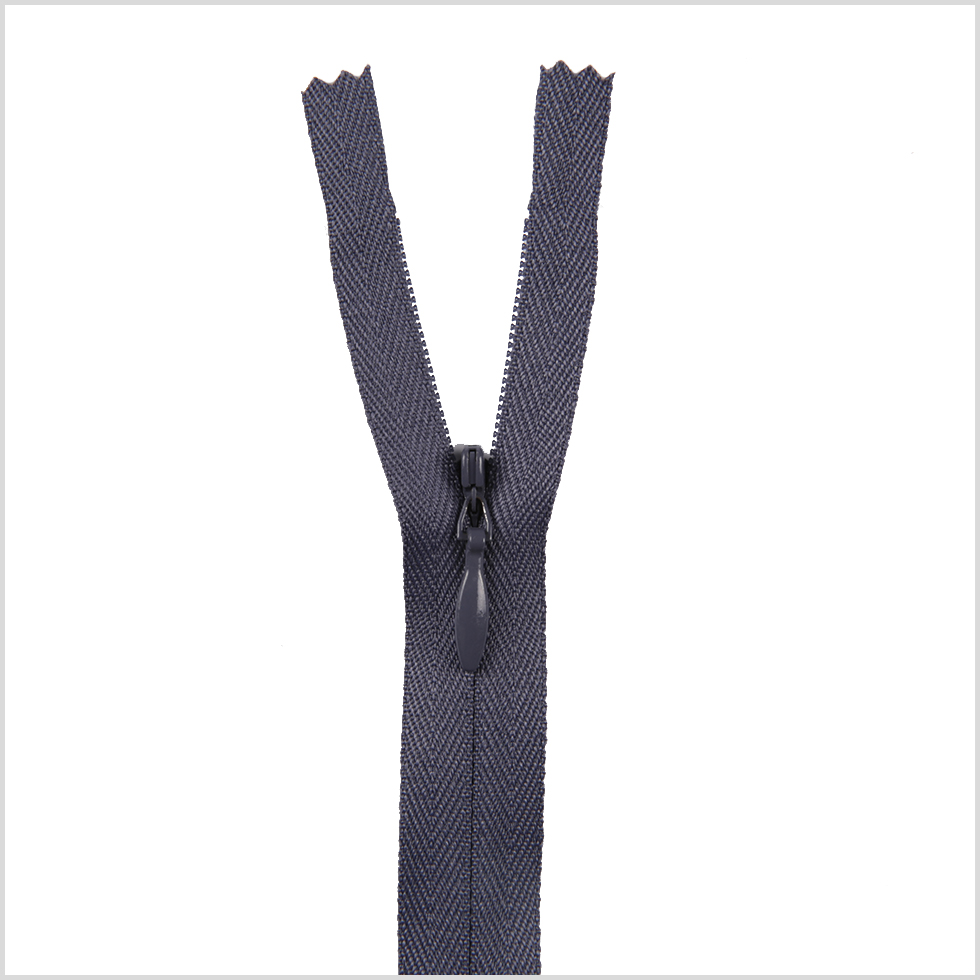 Invisible Zipper 24″ by YKK – 308 Blue Gray Invisible Zipper 24″ by YKK – 308 Blue Gray
