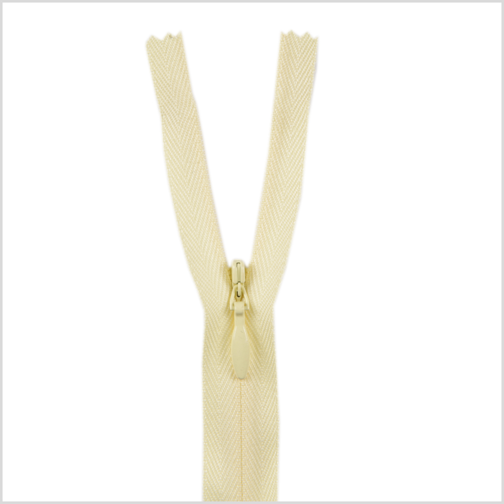 Invisible Zipper 24″ by YKK – 345 Icy Yellow Invisible Zipper 24″ by YKK – 345 Icy Yellow