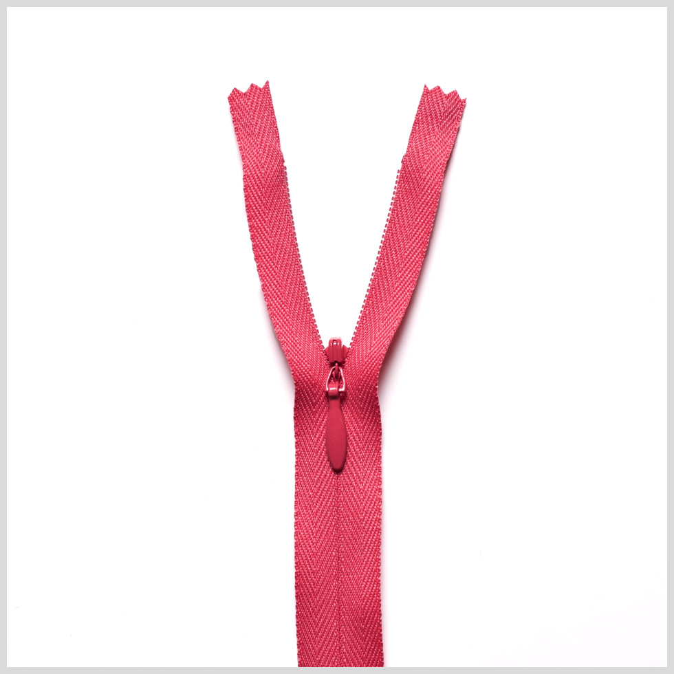 Invisible Zipper 24″ by YKK – 341 Bright Salmon Invisible Zipper 24″ by YKK – 341 Bright Salmon