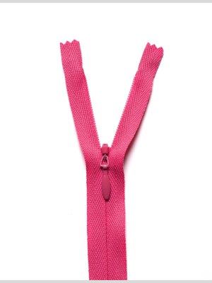 Invisible Zipper 24″ by YKK – 397 Bright Pink Invisible Zipper 24″ by YKK – 397 Bright Pink
