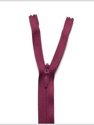 Invisible Zipper 24″ by YKK – 525 Wine Invisible Zipper 24″ by YKK – 525 Wine