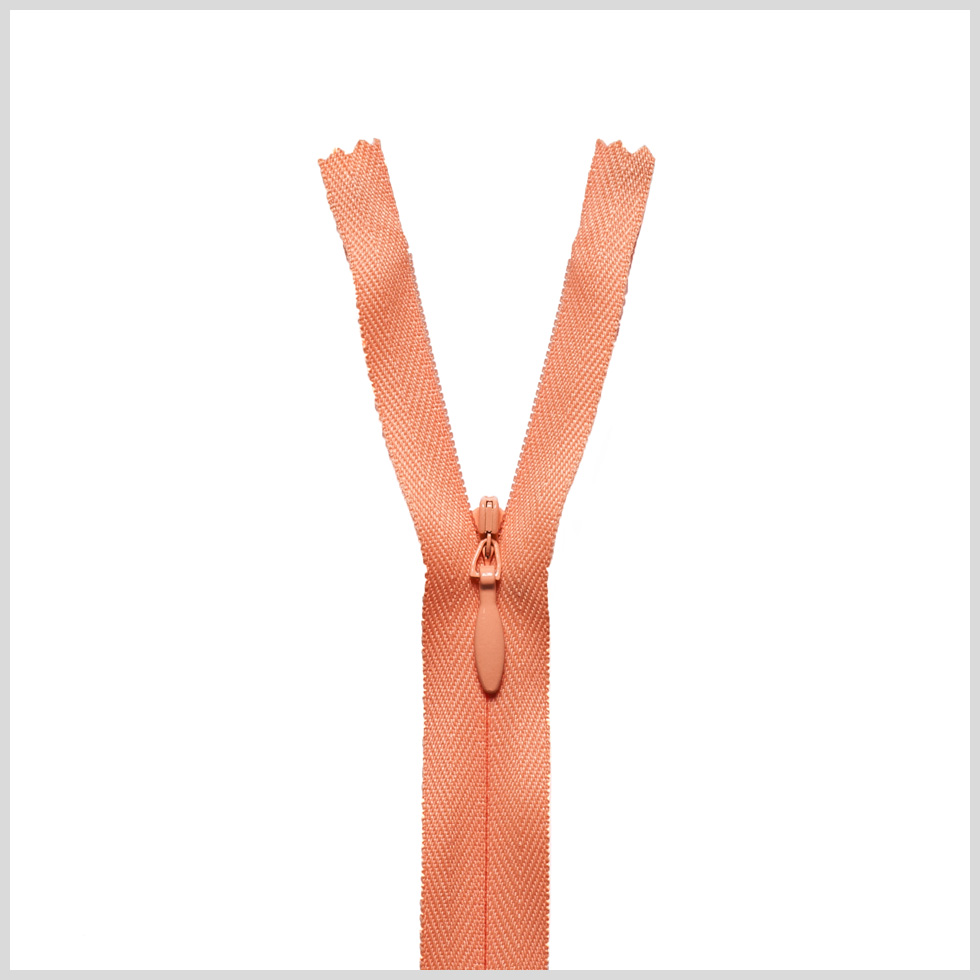 Invisible Zipper 24″ by YKK – 522 Creamsicle Invisible Zipper 24″ by YKK – 522 Creamsicle