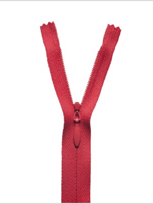 Invisible Zipper 24″ by YKK – 818 Red Invisible Zipper 24″ by YKK – 818 Red