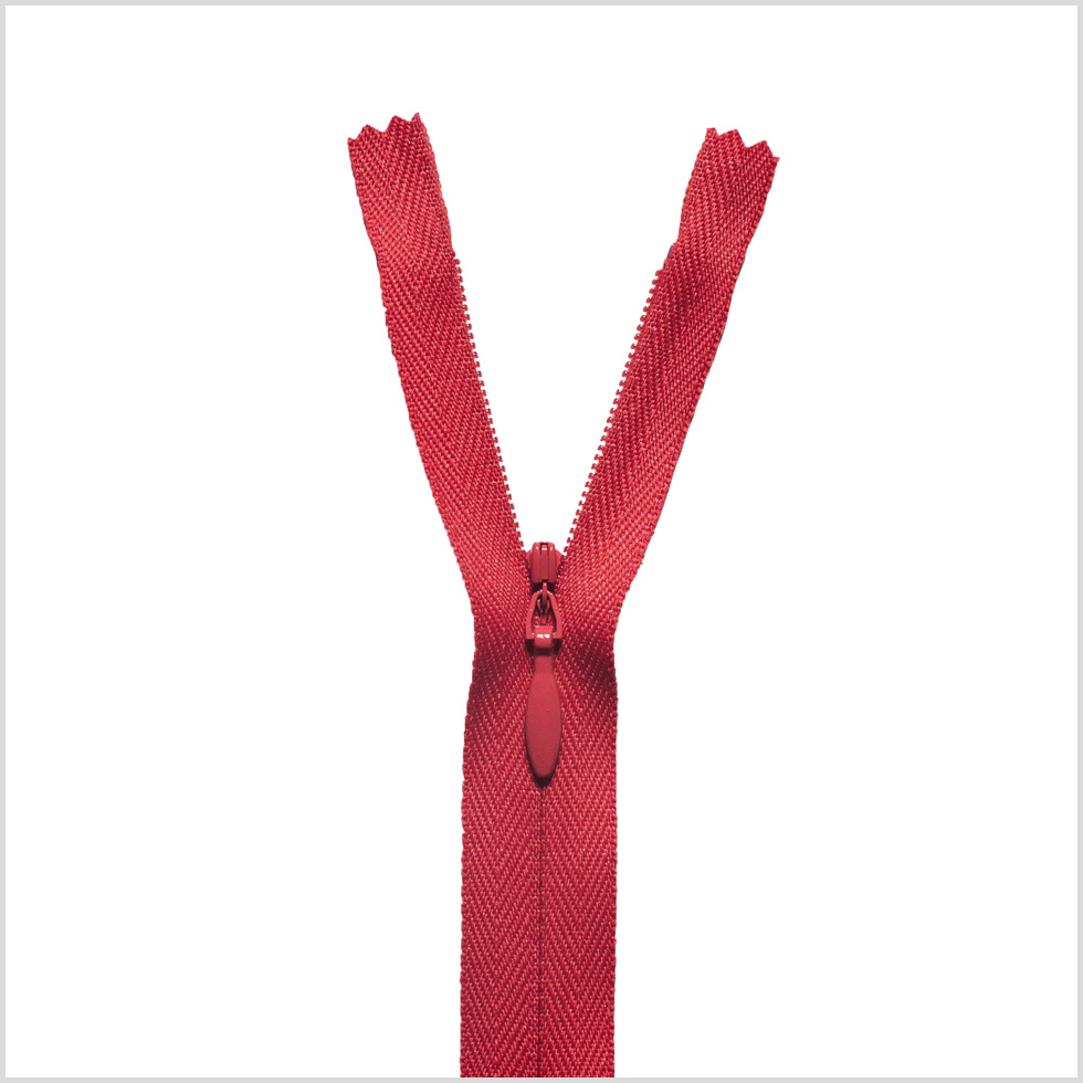Invisible Zipper 24″ by YKK – 818 Red Invisible Zipper 24″ by YKK – 818 Red
