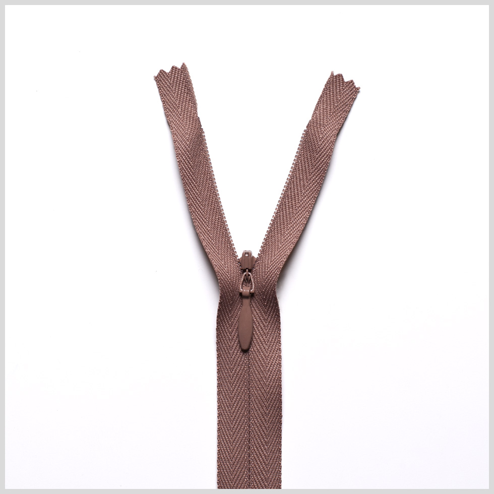 Invisible Zipper 24″ by YKK – 854 Brown Olive Invisible Zipper 24″ by YKK – 854 Brown Olive