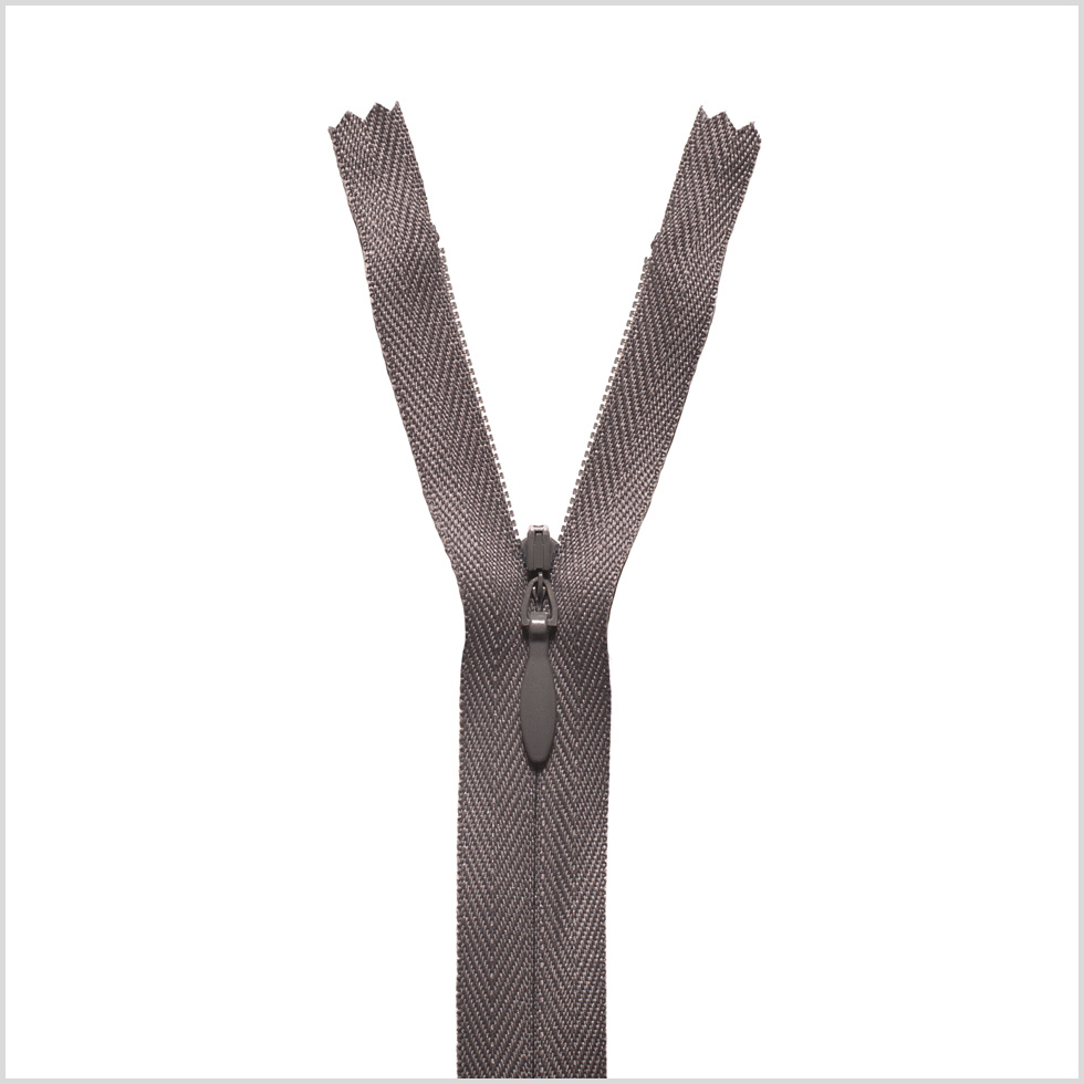 Invisible Zipper 24″ by YKK – 860 Dirty Gray Invisible Zipper 24″ by YKK – 860 Dirty Gray