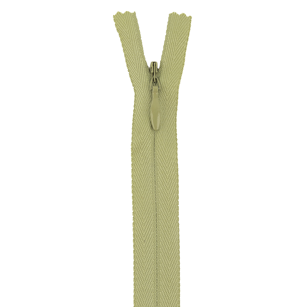 Invisible Zipper 24″ by YKK – 883 Light Sage Invisible Zipper 24″ by YKK – 883 Light Sage