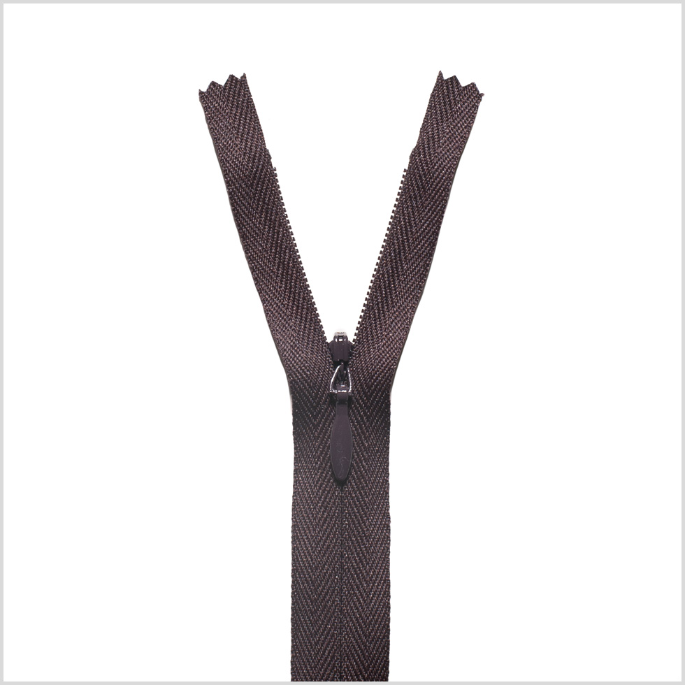 Invisible Zipper 24″ by YKK – 917 Dark Chocolate Invisible Zipper 24″ by YKK – 917 Dark Chocolate