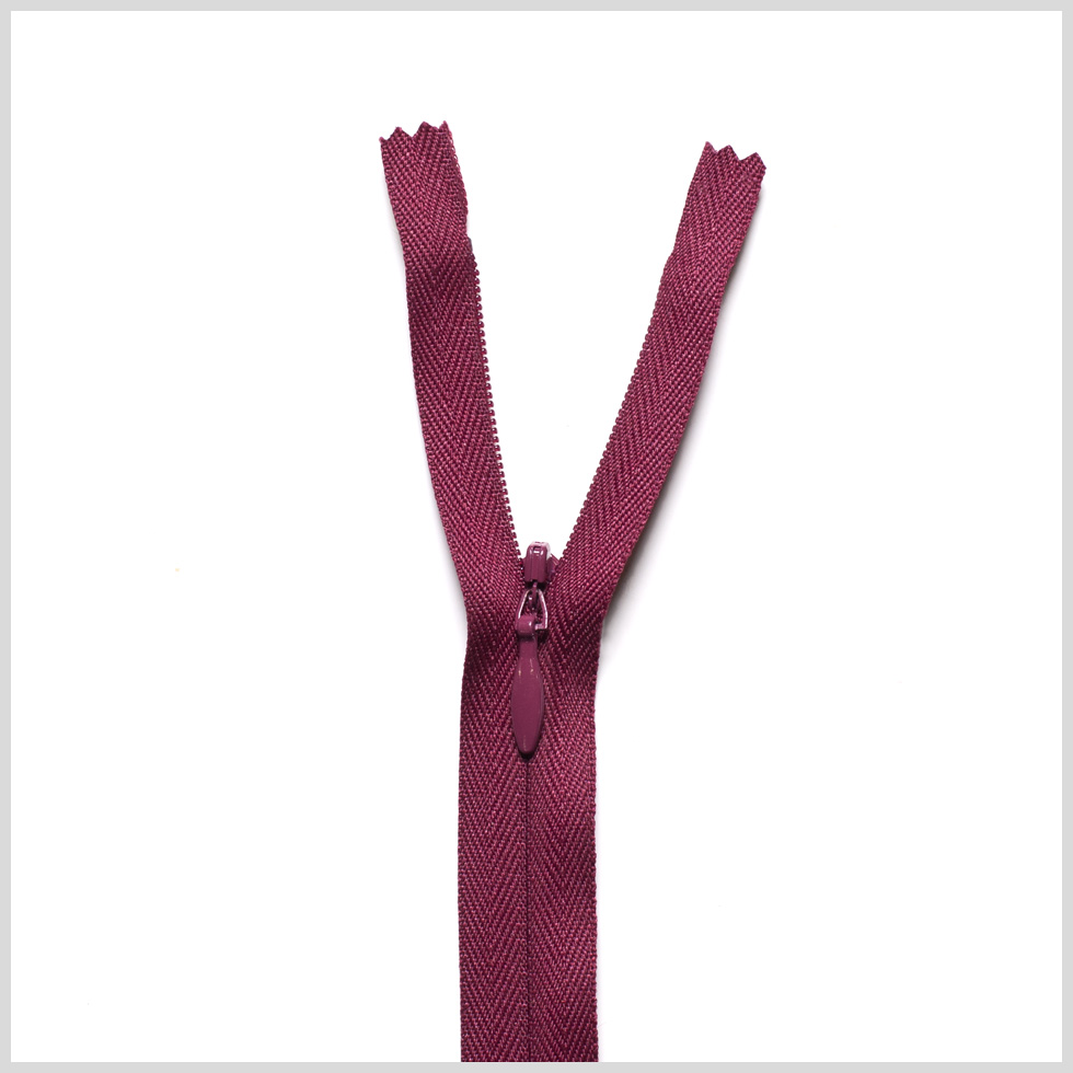 Invisible Zipper 9″ by YKK – 525 Wine Invisible Zipper 9″ by YKK – 525 Wine