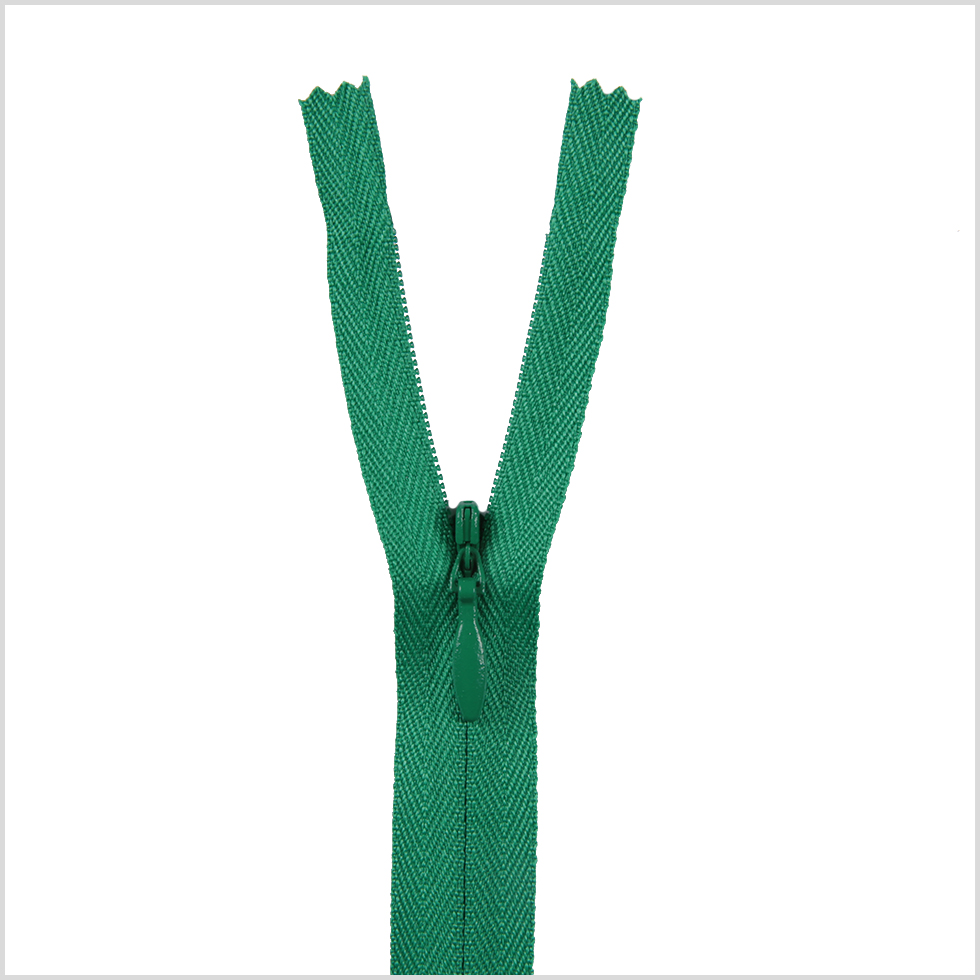 Invisible Zipper 9″ by YKK – 540 Emerald Invisible Zipper 9″ by YKK – 540 Emerald