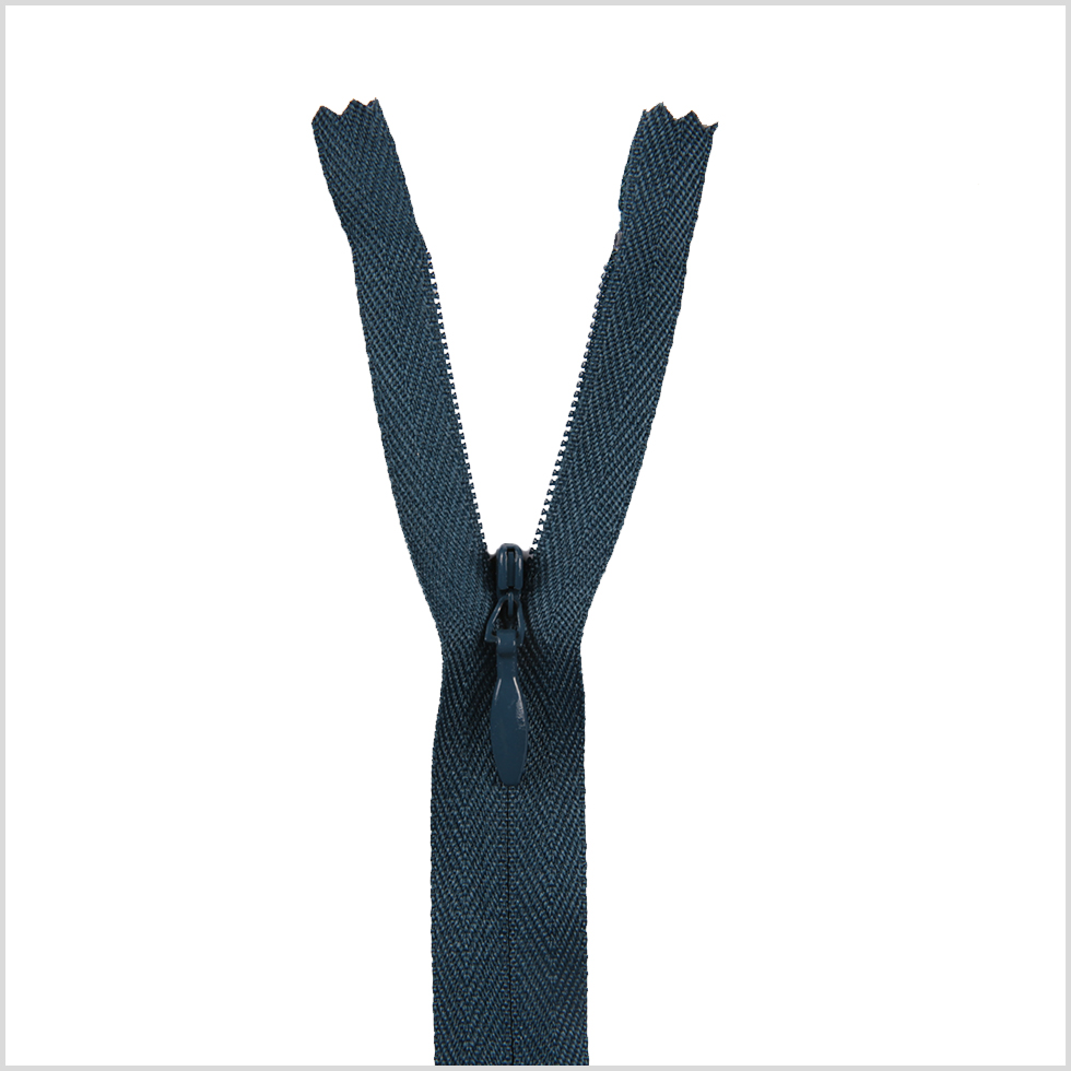 Invisible Zipper 9″ by YKK – 840 Ocean Invisible Zipper 9″ by YKK – 840 Ocean