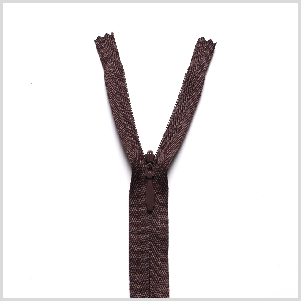 Invisible Zipper 9″ by YKK – 868 Rich Brown Invisible Zipper 9″ by YKK – 868 Rich Brown