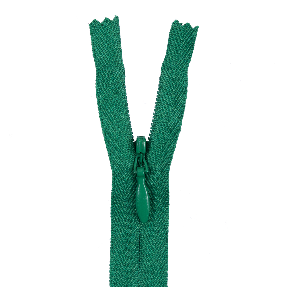Invisible Zipper 9″ by YKK – 876 Green Invisible Zipper 9″ by YKK – 876 Green