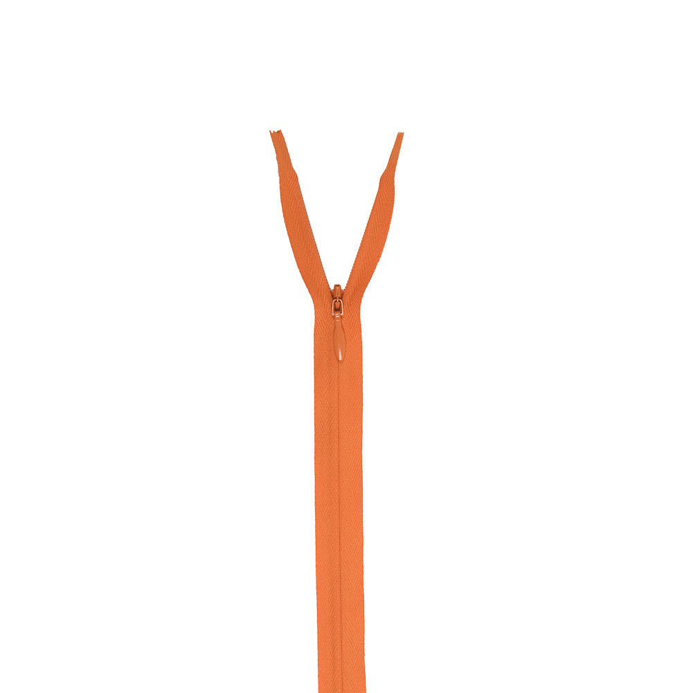 Invisible Zipper 9″ by YKK – 006 Medium Orange Invisible Zipper 9″ by YKK – 006 Medium Orange