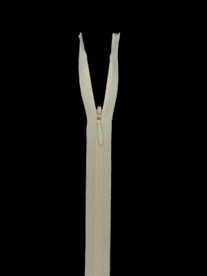 Invisible Zipper 9″ by YKK – 124 Vanilla Custard Invisible Zipper 9″ by YKK – 124 Vanilla Custard