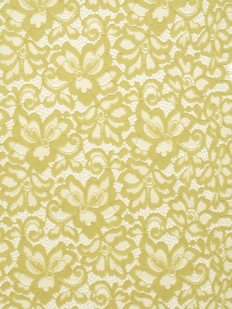 Corded Lace Panel with Petal Scalloped And Fringed Edges – Chartreuse Green Floral Corded Lace Panel with Petal Scalloped And Fringed Edges – Chartreuse Green Floral