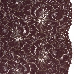 Stretch Metallic Corded Lace with Finished Edges – Deep Orchid Purple and Gold Bold Blooming Florals – Dania Collection Stretch Metallic Corded Lace with Finished Edges – Deep Orchid Purple and Gold Bold Blooming Florals – Dania Collection