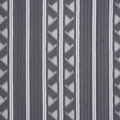 Corded Lace – Gray and Silver Geometric Stripes Corded Lace – Gray and Silver Geometric Stripes