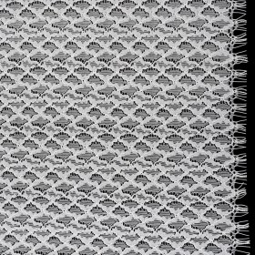 Corded Lace with Finished Eyelash Edges – Ivory Diamond Lattice Corded Lace with Finished Eyelash Edges – Ivory Diamond Lattice