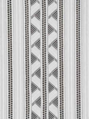 Corded Lace – Ivory Geometric Stripes Corded Lace – Ivory Geometric Stripes