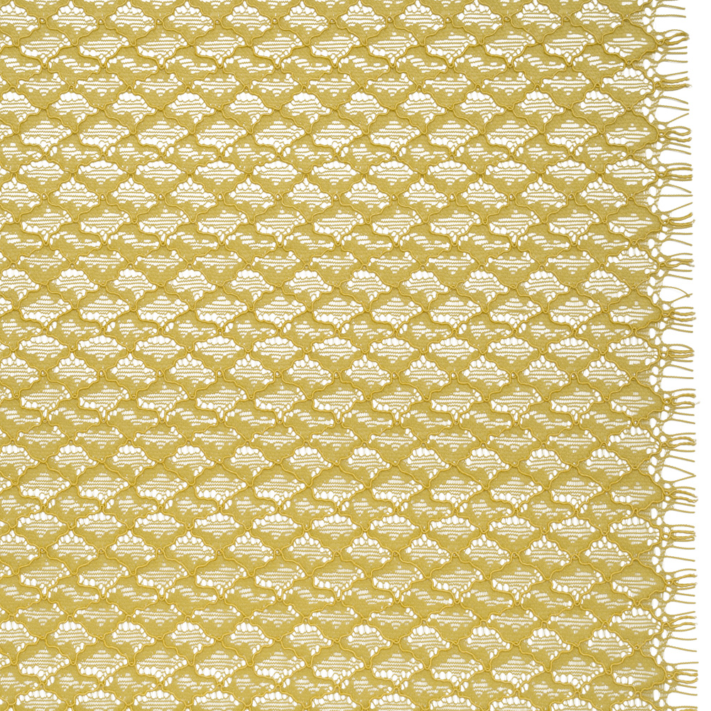 Corded Lace with Finished Eyelash Edges – Chartreuse Diamond Lattice Corded Lace with Finished Eyelash Edges – Chartreuse Diamond Lattice