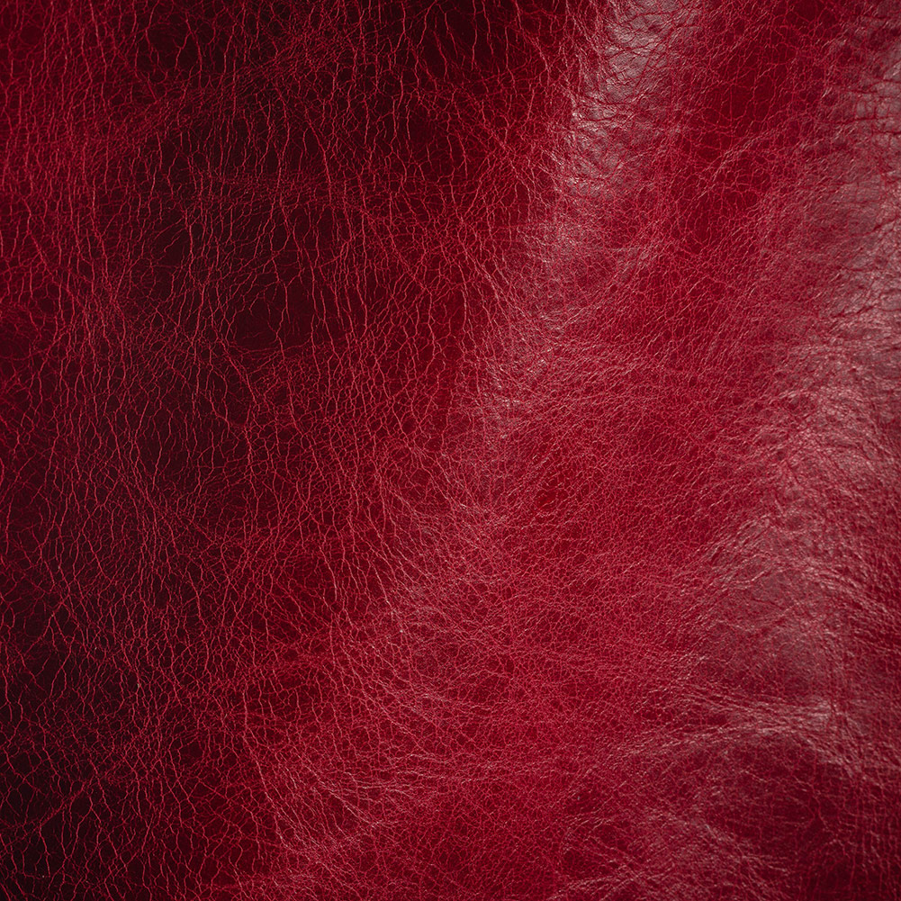 Madeira Italian Lacquer Red Aniline Dyed Waxed Top Grain Cow Leather Hide Madeira Italian Lacquer Red Aniline Dyed Waxed Top Grain Cow Leather Hide