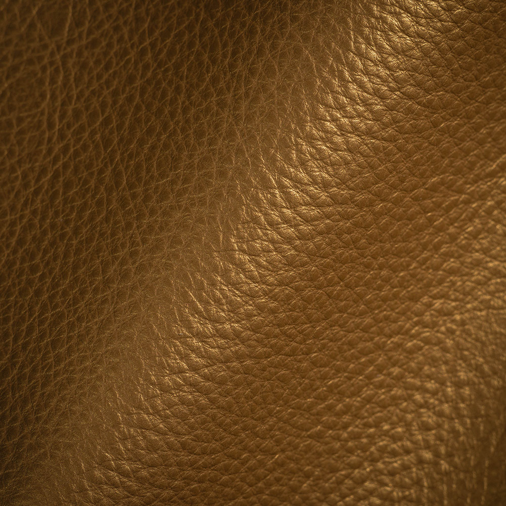 Daiquiri Italian Gold Pearlized Semi-Aniline Top Grain Performance Cow Leather Hide Daiquiri Italian Gold Pearlized Semi-Aniline Top Grain Performance Cow Leather Hide
