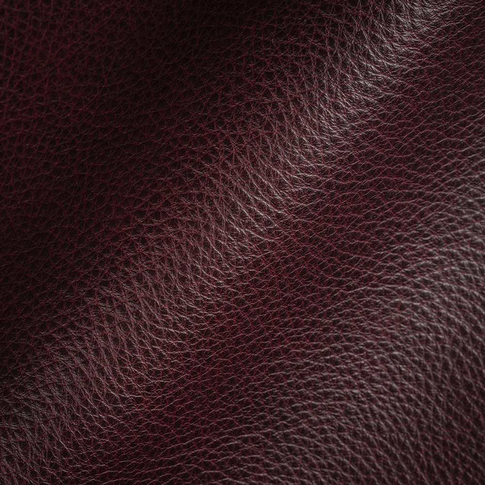 Moscato Italian Burgundy Aniline Dyed Soft Top Grain Performance Cow Leather Hide with Protective Topcoat Moscato Italian Burgundy Aniline Dyed Soft Top Grain Performance Cow Leather Hide with Protective Topcoat