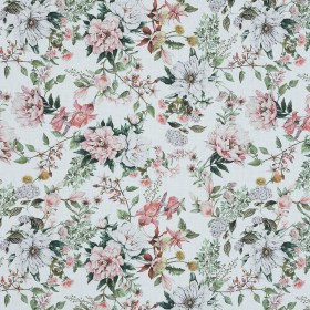 Cotton Voile – Pink and Green Floral – Les Fleurs de L’amour Print – Mood Exclusive Jacques Collection Cotton Voile – Pink and Green Floral – Les Fleurs de L’amour Print – Mood Exclusive Jacques Collection