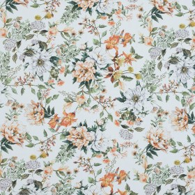 Cotton Poplin – Orange and Green Floral – Les Fleurs de L’amour Print – Mood Exclusive Jacques Collection Cotton Poplin – Orange and Green Floral – Les Fleurs de L’amour Print – Mood Exclusive Jacques Collection