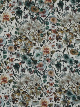 Cotton Voile – Ivory Floral – Passing of Adonis Print – Mood Exclusive Gaia Collection Cotton Voile – Ivory Floral – Passing of Adonis Print – Mood Exclusive Gaia Collection