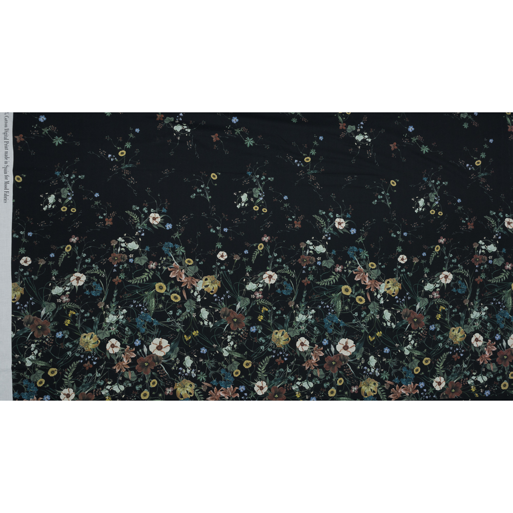 Cotton Voile – Black Floral – Persephone’s Bouquet Print – Mood Exclusive Gaia Collection Cotton Voile – Black Floral – Persephone’s Bouquet Print – Mood Exclusive Gaia Collection