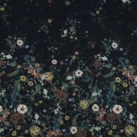 Cotton Voile – Black Floral – Persephone’s Bouquet Print – Mood Exclusive Gaia Collection Cotton Voile – Black Floral – Persephone’s Bouquet Print – Mood Exclusive Gaia Collection