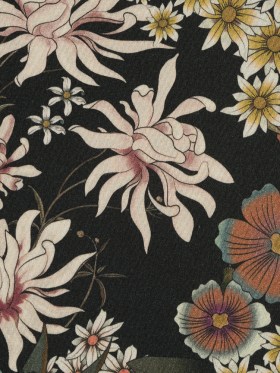 Stretch Cotton Sateen – Rustic Floral – Narcissus’ Reflection Print – Mood Exclusive Gaia Collection Stretch Cotton Sateen – Rustic Floral – Narcissus’ Reflection Print – Mood Exclusive Gaia Collection