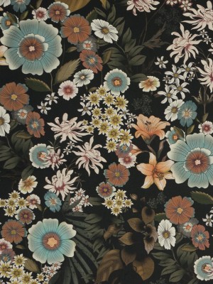 Stretch Cotton Sateen – Rustic Floral – Narcissus’ Reflection Print – Mood Exclusive Gaia Collection Stretch Cotton Sateen – Rustic Floral – Narcissus’ Reflection Print – Mood Exclusive Gaia Collection