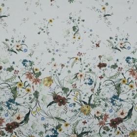 Stretch Cotton Sateen – White Floral – Persephone’s Bouquet Print – Mood Exclusive Gaia Collection Stretch Cotton Sateen – White Floral – Persephone’s Bouquet Print – Mood Exclusive Gaia Collection