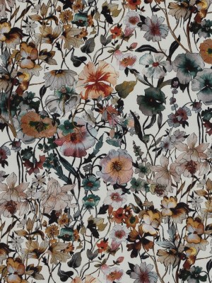 Stretch Polyester Crepe – Ivory Floral – Passing of Adonis Print – Mood Exclusive Gaia Collection Stretch Polyester Crepe – Ivory Floral – Passing of Adonis Print – Mood Exclusive Gaia Collection