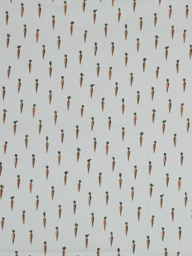 Stretch Cotton Sateen – White Carrots – Carrots of the Hamakua Coast Print – Mood Exclusive Aloha Collection Stretch Cotton Sateen – White Carrots – Carrots of the Hamakua Coast Print – Mood Exclusive Aloha Collection