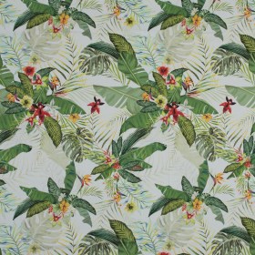 Stretch Cotton Sateen – Palm Leaves and Flowers – The Island’s Palms Print – Mood Exclusive Aloha Collection Stretch Cotton Sateen – Palm Leaves and Flowers – The Island’s Palms Print – Mood Exclusive Aloha Collection
