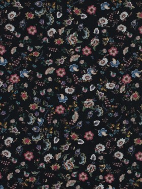Cotton Voile – Black Floral – Blooms of Nature’s Bounty Print – Mood Exclusive Botanical Collection Cotton Voile – Black Floral – Blooms of Nature’s Bounty Print – Mood Exclusive Botanical Collection