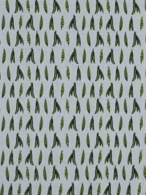 Cotton Voile – White and Green Pea Pods – January Peas Print – Mood Exclusive Aloha Collection Cotton Voile – White and Green Pea Pods – January Peas Print – Mood Exclusive Aloha Collection