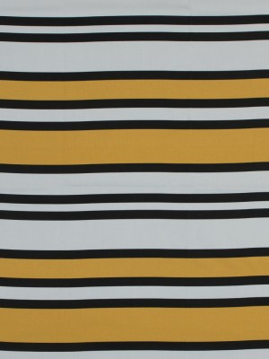 Stretch Cotton Sateen – Yellow and White Stripes – Aina Stripe Print – Mood Exclusive Aloha Collection Stretch Cotton Sateen – Yellow and White Stripes – Aina Stripe Print – Mood Exclusive Aloha Collection
