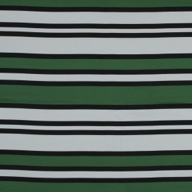 Stretch Cotton Sateen – Green and White Stripes – Aina Stripe Print – Mood Exclusive Aloha Collection Stretch Cotton Sateen – Green and White Stripes – Aina Stripe Print – Mood Exclusive Aloha Collection