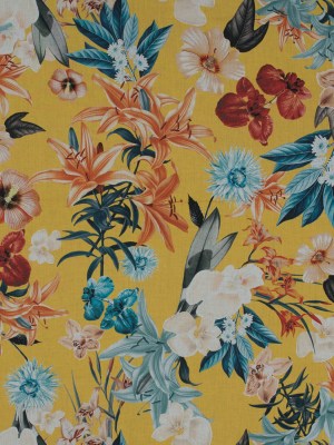Cotton Voile – Yellow Floral – Maharudra Shiva’s Determination Print – Mood Exclusive Surya Collection Cotton Voile – Yellow Floral – Maharudra Shiva’s Determination Print – Mood Exclusive Surya Collection