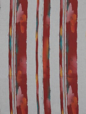 Cotton Voile – Red Painterly Stripes – Saraswati’s Knowledge Print – Mood Exclusive Surya Collection Cotton Voile – Red Painterly Stripes – Saraswati’s Knowledge Print – Mood Exclusive Surya Collection