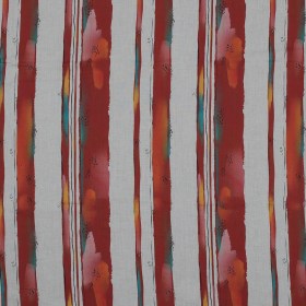 Cotton Voile – Red Painterly Stripes – Saraswati’s Knowledge Print – Mood Exclusive Surya Collection Cotton Voile – Red Painterly Stripes – Saraswati’s Knowledge Print – Mood Exclusive Surya Collection