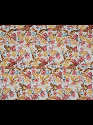 Stretch Cotton Sateen – Red and Yellow Leaves – Vishnu’s Tenacity Print – Mood Exclusive Surya Collection Stretch Cotton Sateen – Red and Yellow Leaves – Vishnu’s Tenacity Print – Mood Exclusive Surya Collection