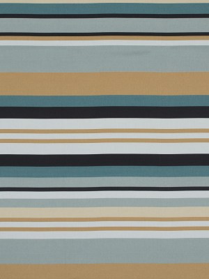 Stretch Cotton Sateen – Blue and Beige Stripes – Krishna’s Meditation Print – Mood Exclusive Surya Collection Stretch Cotton Sateen – Blue and Beige Stripes – Krishna’s Meditation Print – Mood Exclusive Surya Collection