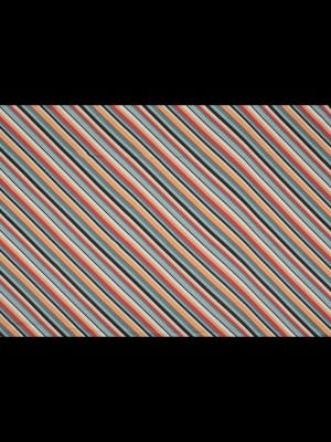 Stretch Cotton Sateen – Orange and Blue Diagonal Stripes – Prajapati’s Gift Print – Mood Exclusive Surya Collection Stretch Cotton Sateen – Orange and Blue Diagonal Stripes – Prajapati’s Gift Print – Mood Exclusive Surya Collection